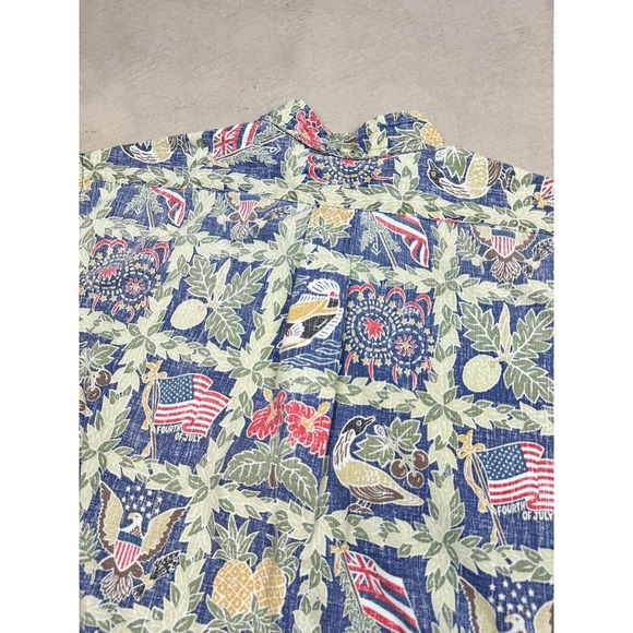 Reyn Spooner Dietrich Varez 4th Of July 2014 Hawaiian Flower Size XL - Picture 4 of 7